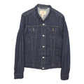 LEVI'S Womens Blue Denim Jacket L Cotton Blend Button Closure Classic Fit