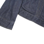 LEVI'S Womens Blue Denim Jacket L Cotton Blend Button Closure Classic Fit
