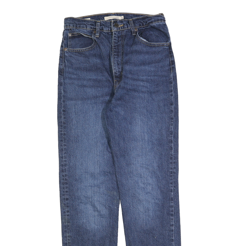 LEVI'S Womens Jeans Blue Regular Straight Denim Medium W28 L31 Classic Cotton