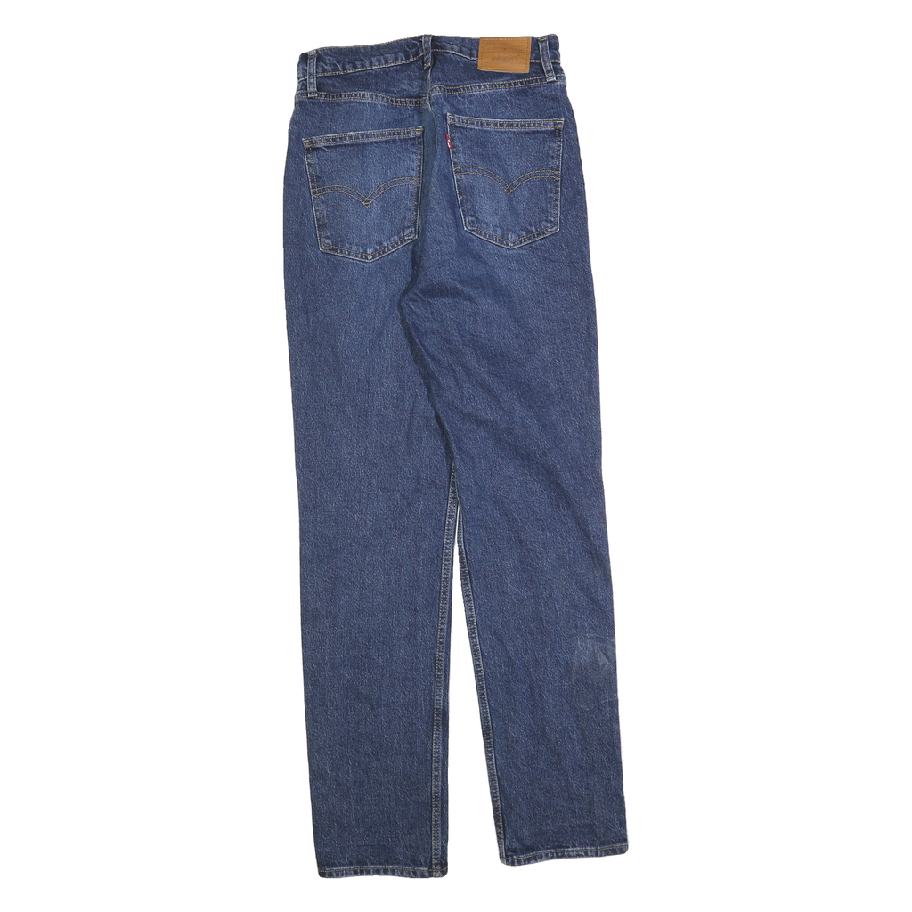 LEVI'S Womens Jeans Blue Regular Straight Denim Medium W28 L31 Classic Cotton