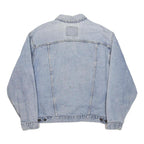 LEVI'S Mens Blue Denim Button Jacket M Cotton Classic Trucker Fit Casual