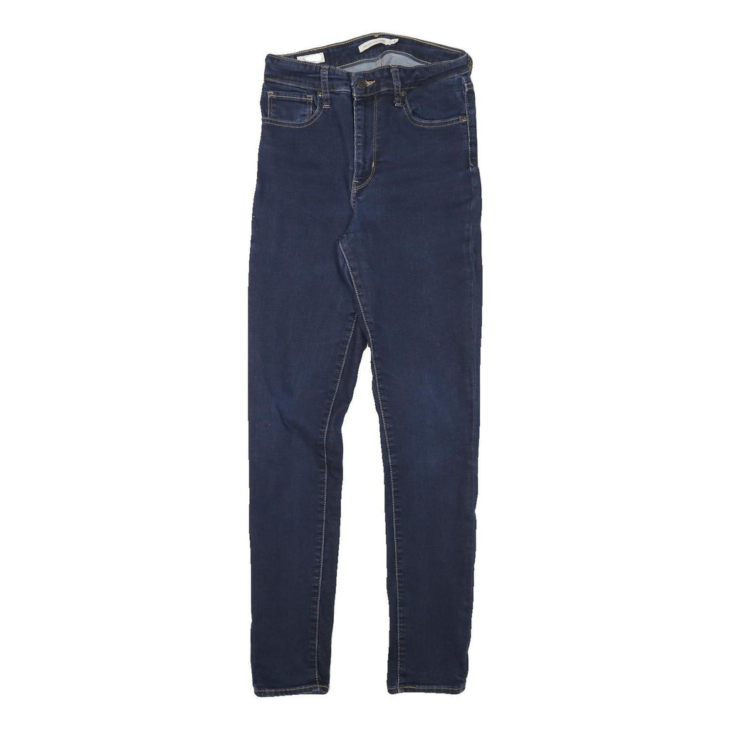 LEVI'S Mens Slim Blue Denim Jeans Zip W24 L29 Cotton Blend Stretch