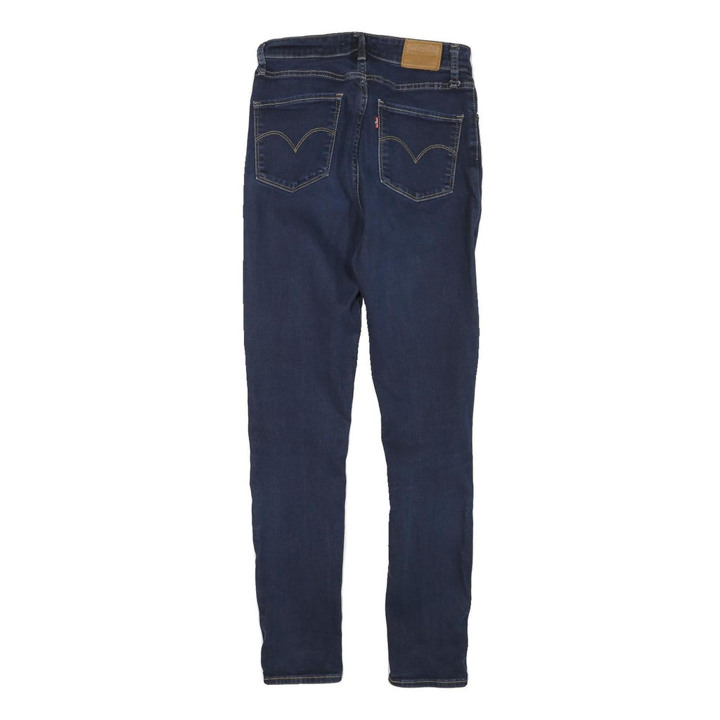 LEVI'S Mens Slim Blue Denim Jeans Zip W24 L29 Cotton Blend Stretch