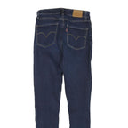 LEVI'S Mens Slim Blue Denim Jeans Zip W24 L29 Cotton Blend Stretch