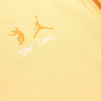 AIR JORDAN X UNION LA MJ Fleece Mens Yellow Pullover Hoodie S Cotton Blend