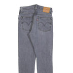 LEVI'S 501S Womens Jeans Blue Slim Skinny Denim Medium W24 L28 Classic Button