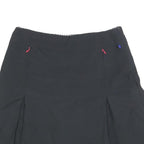 NIKE Womens Black Mini Polyester Blend Skort Athletic Casual M Zip Pockets