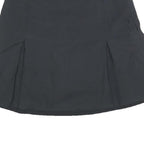 NIKE Womens Black Mini Polyester Blend Skort Athletic Casual M Zip Pockets