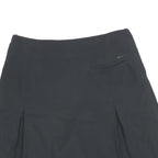 NIKE Womens Black Mini Polyester Blend Skort Athletic Casual M Zip Pockets