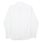 BEN SHERMAN Mens White & Black Shirt S Long Sleeve Cotton Blend Smart Casual