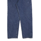 WRANGLER Mens Relaxed Blue Denim Medium Jeans W36 L30 Casual Comfortable Zip