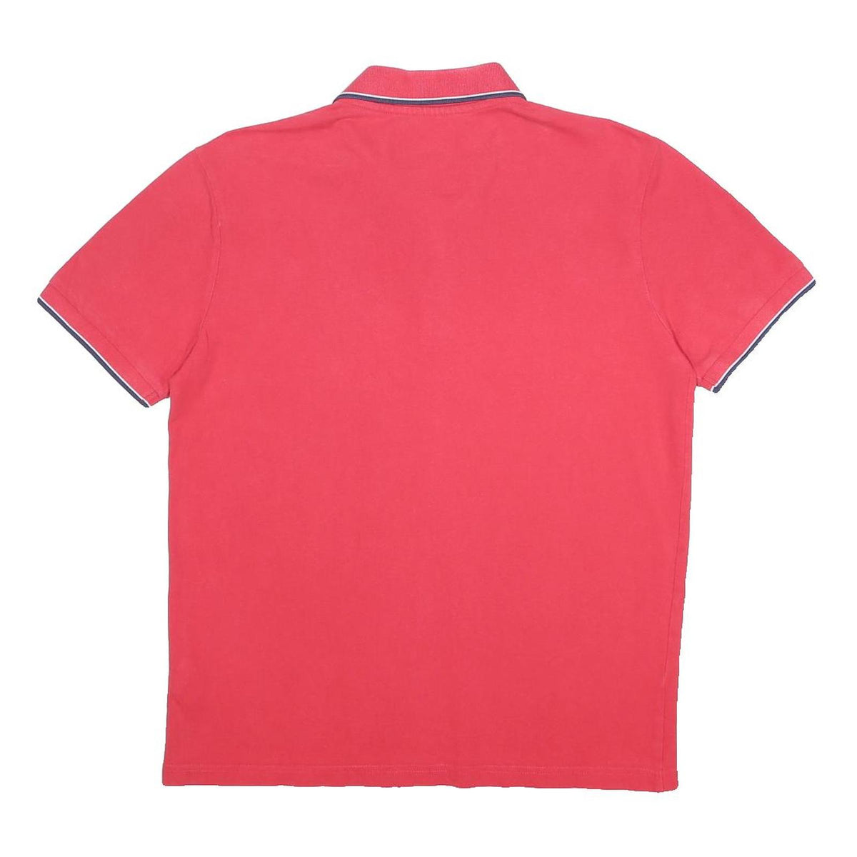 KAPPA Mens Red Short Sleeve Logo Cotton Polo Shirt L Casual Classic