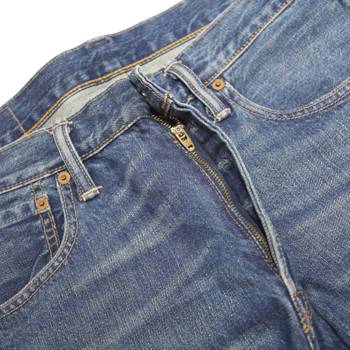 LEVI'S 501 Mens Blue Regular Straight Denim Medium W32 L31 Cotton Zip Closure
