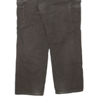 CARHARTT Mens Regular Fit Straight Leg Denim Dark W36 L30 Workwear Zip