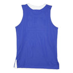 ADIDAS Mens Blue Reno Basketball Vest L Sleeveless Crew Neck Sports Jersey