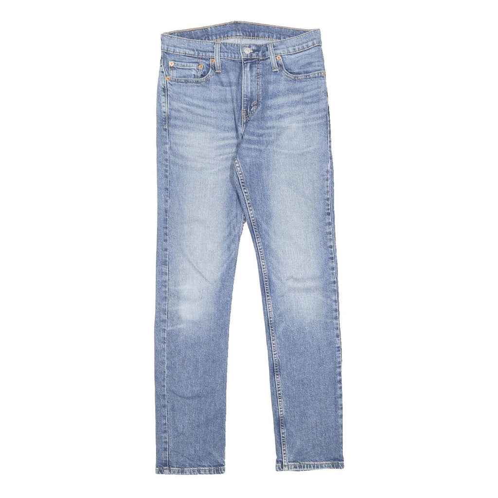LEVI'S 511 Slim Mens Jeans Blue Slim Skinny Denim Light W30 L32 Zip Closure
