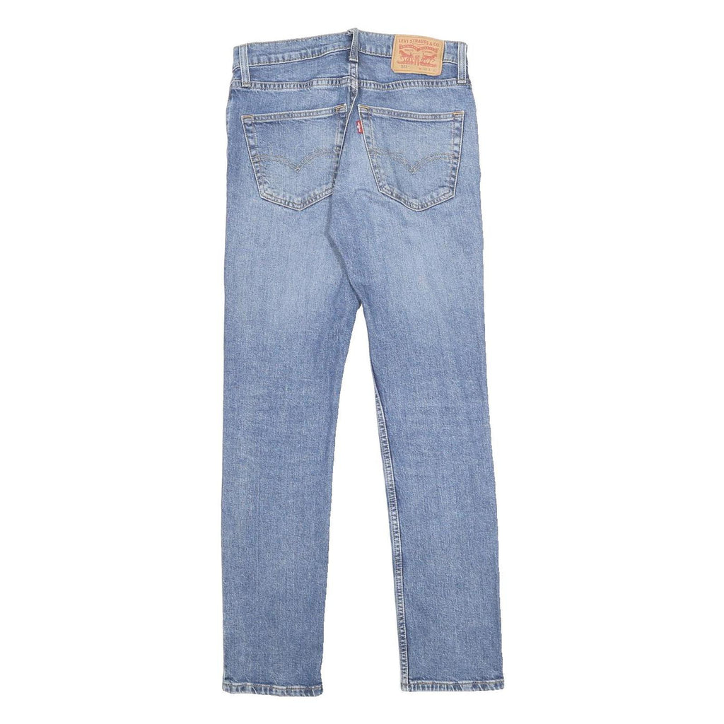 LEVI'S 511 Slim Mens Jeans Blue Slim Skinny Denim Light W30 L32 Zip Closure