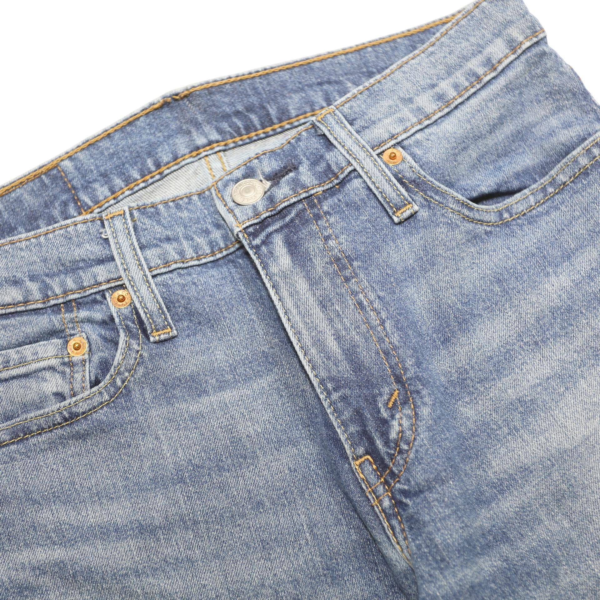 LEVI'S 511 Slim Mens Jeans Blue Slim Skinny Denim Light W30 L32 Zip Closure