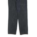 TEDDYS Womens Black Regular Straight Denim Stone Wash W32 L32 Cotton Blend Zip