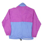 AQUA GUARD Mens Purple & Blue Zip Jacket M Polyester Blend Colourblock