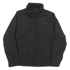 THE NORTH FACE Womens Black Outdoor Jacket L Polyester Blend Zip Plain Casual