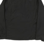 THE NORTH FACE Womens Black Outdoor Jacket L Polyester Blend Zip Plain Casual