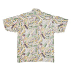DRIVER JEANS Mens Shirt Beige Crazy Pattern M