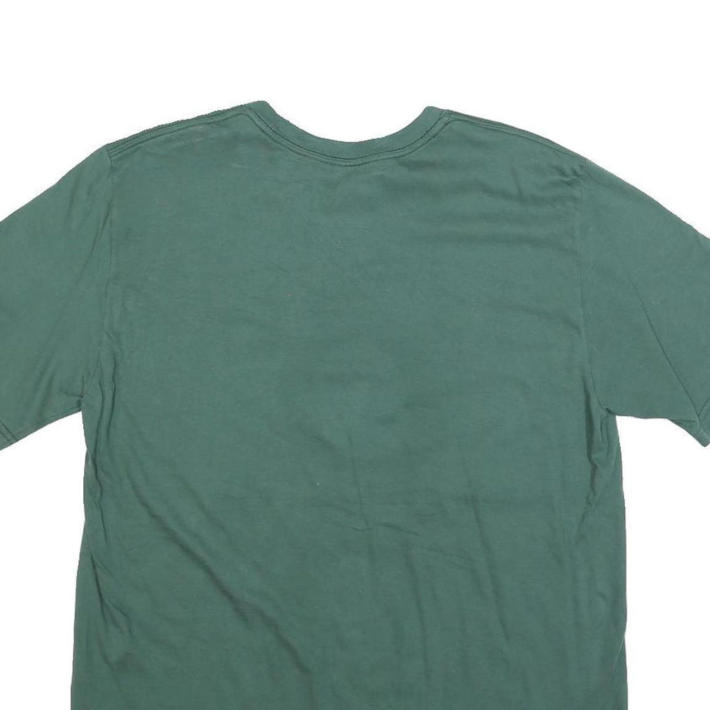 NIKE Mens Green Claim The Game Graphic T-Shirt L Short Sleeve Crew Neck