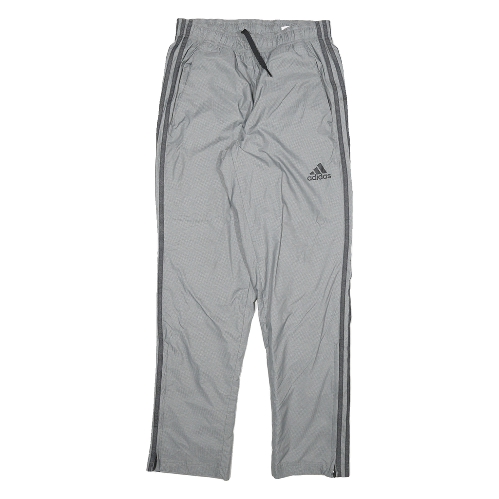 ADIDAS Mens Joggers Grey & Dark Grey Slim Tapered S W26 L30 Sportswear