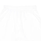 NIKE Mens White Sports Casual Shorts S W26 Polyester Blend Lightweight