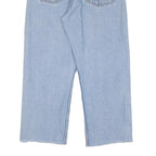 WRANGLER Mens Regular Fit Straight Leg Denim Light Blue W34 L26 Cotton Blend