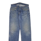 LEVI'S Mens Regular Fit Blue Denim Cotton Blend Zip Jeans W31 L33 Classic Style