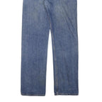 LEVI'S Mens Regular Fit Blue Denim Cotton Blend Zip Jeans W31 L33 Classic Style