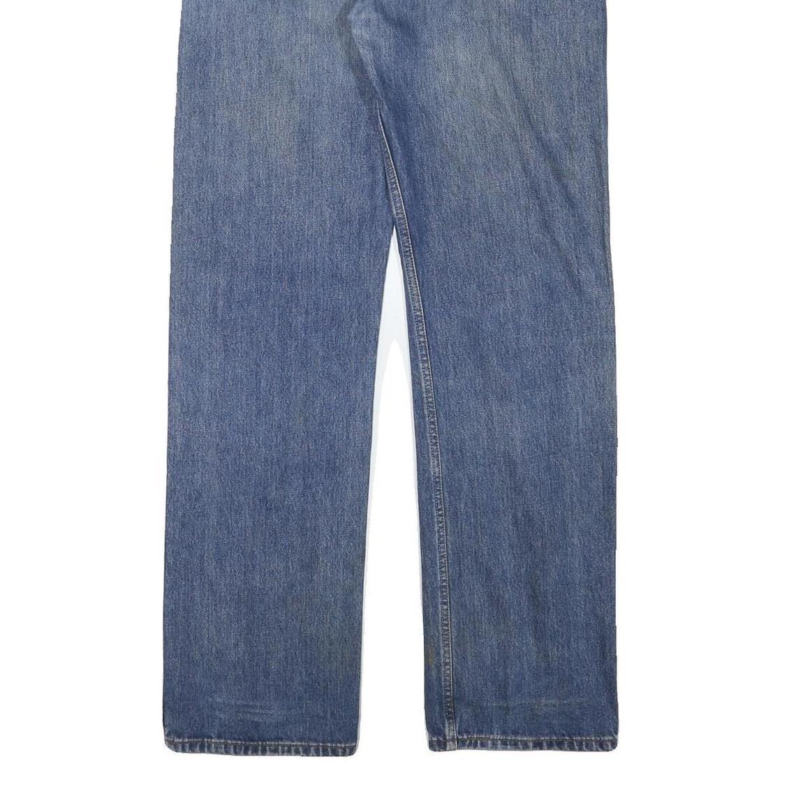 LEVI'S Mens Regular Fit Blue Denim Cotton Blend Zip Jeans W31 L33 Classic Style