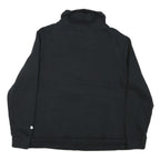 PUMA Womens Black Cotton Blend Pullover Sweatshirt 2XL High Neck Logo