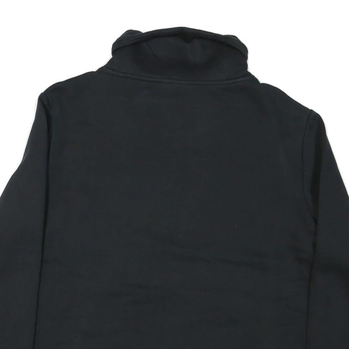 PUMA Womens Black Cotton Blend Pullover Sweatshirt 2XL High Neck Logo