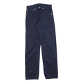 LEVI'S Mens Cotton Blend Navy Blue Regular Straight Trousers W29 L32 Classic Fit