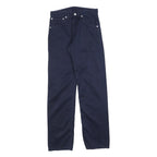 LEVI'S Mens Cotton Blend Navy Blue Regular Straight Trousers W29 L32 Classic Fit