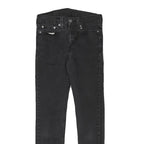 LEVI'S 510 Mens Jeans Black Slim Skinny Denim W26 L27 Zip