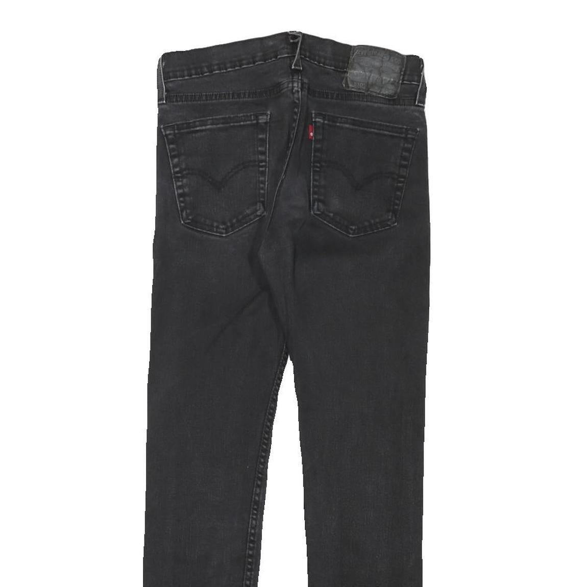 LEVI'S 510 Mens Jeans Black Slim Skinny Denim W26 L27 Zip