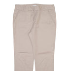 CALVIN KLEIN Womens Trousers Beige Regular Tapered W32 L28