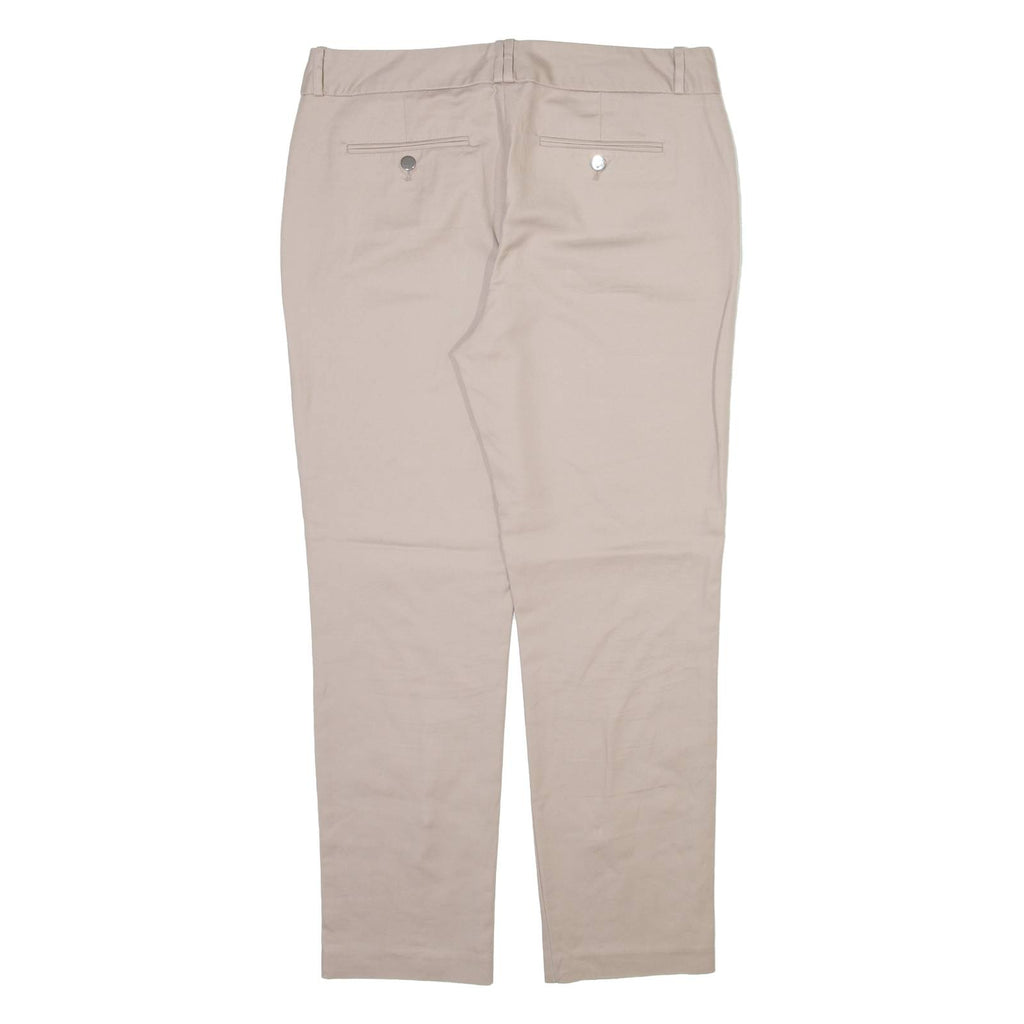 CALVIN KLEIN Womens Trousers Beige Regular Tapered W32 L28