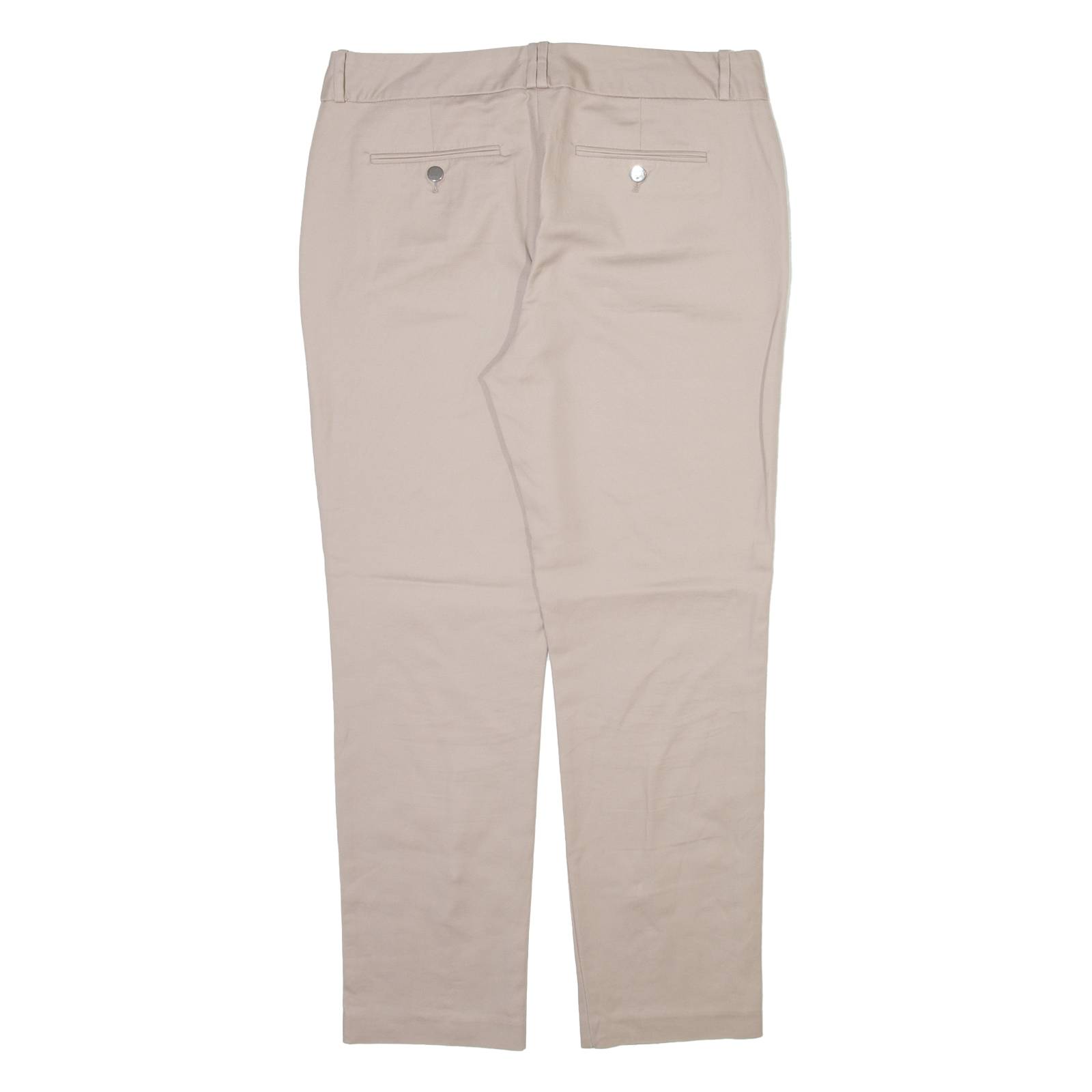 CALVIN KLEIN Womens Trousers Beige Regular Tapered W32 L28
