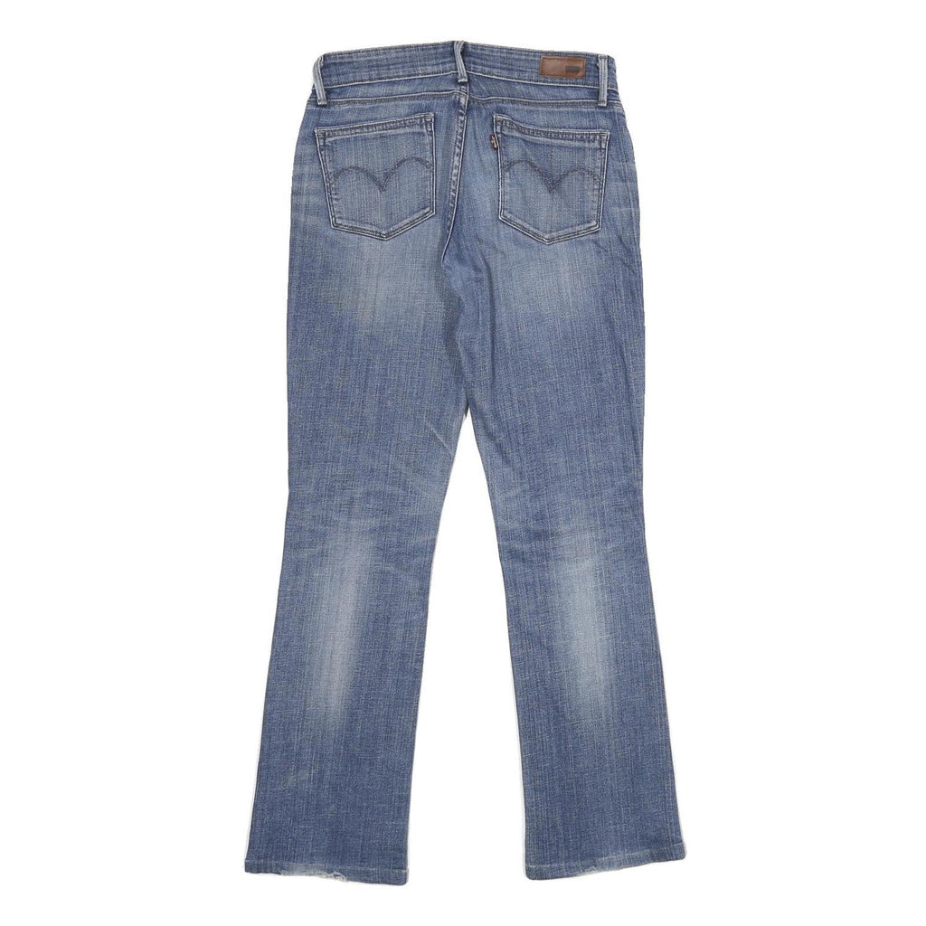 LEVI'S Demi Curve Bootcut Skinny Womens Jeans Blue Relaxed Bootcut Denim Medium