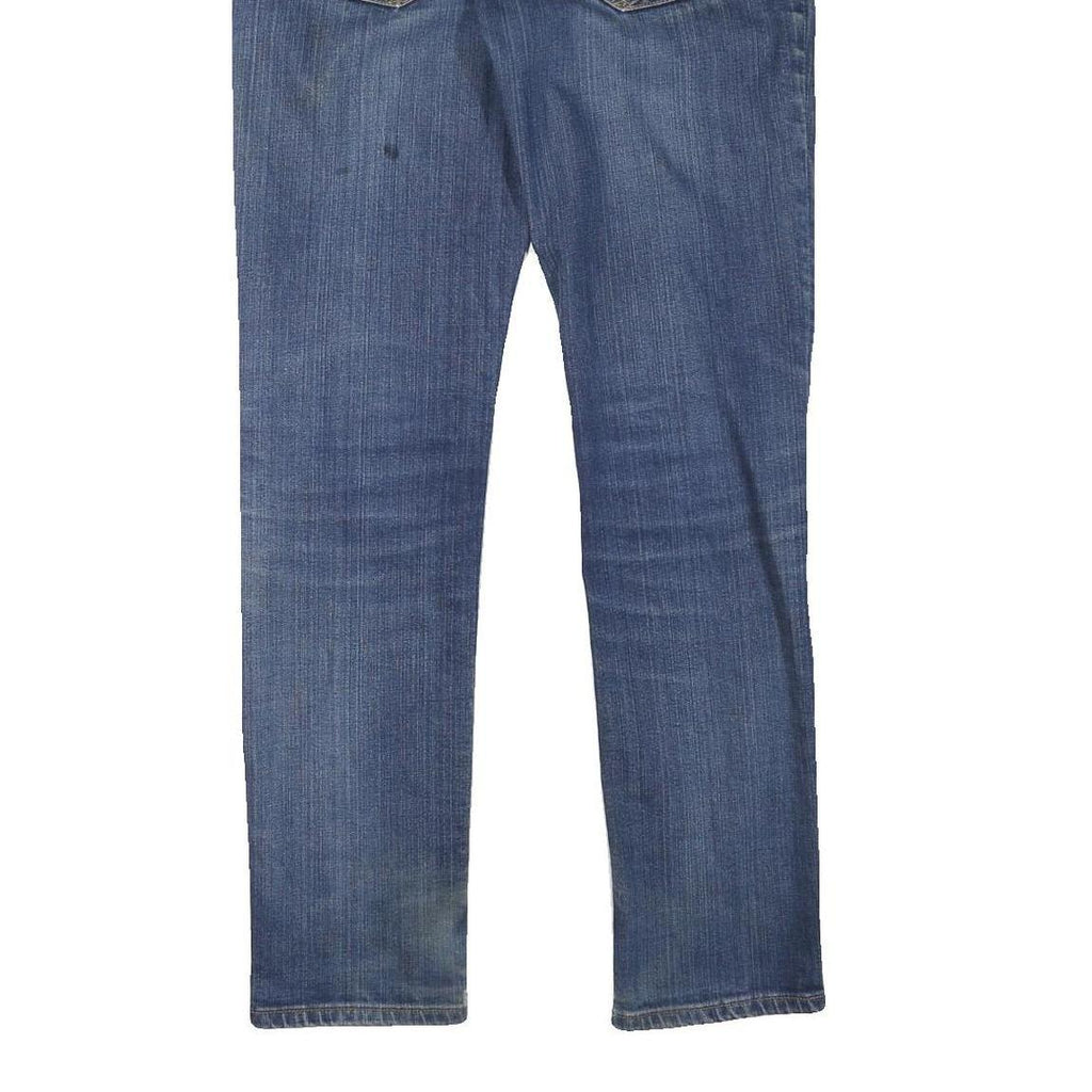 TOMMY HILFIGER Mens Jeans Blue Slim Skinny Denim Medium W34 L32 Classic Zip