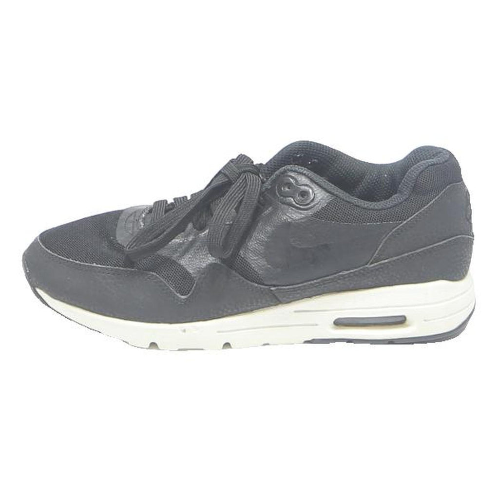 NIKE Air Max 1 Girls Sneaker Footwear Black Synthetic UK 3 Comfort Sport