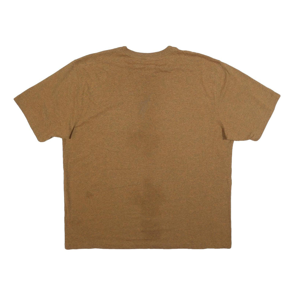 CARHARTT Mens Brown Pocket T-Shirt L Short Sleeve Crew Neck Cotton Blend Classic