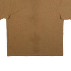 CARHARTT Mens Brown Pocket T-Shirt L Short Sleeve Crew Neck Cotton Blend Classic