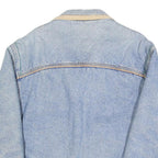 CARRERA Mens Blue Denim Button Jacket M Cotton Blend Plain Vintage Style Large
