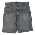 WRANGLER Mens Denim Blue Cargo Shorts L W36 Workwear Cotton Blend